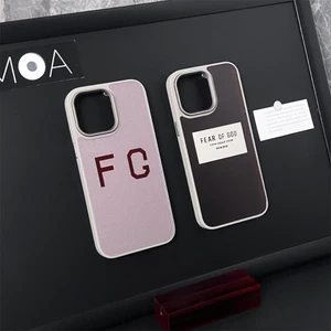 Ốp điện thoại thời trang đơn giản FG sợ thần thánh cho iphone 16 Pro Max 15 Pro Max 14 Pro Max i14 13 Pro Max i13 13pro i11 12 Pro Max Vỏ bảo vệ