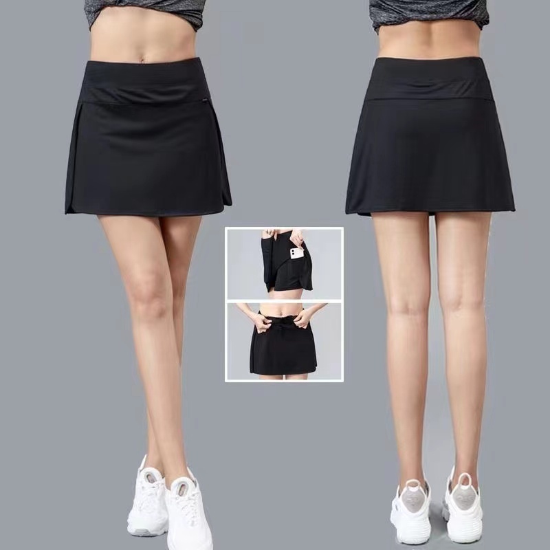 Chân Váy Ngắn Thể Thao Nhanh Khô Mẫu Mới 2023 Thích Hợp Chơi tennis / Cầu Lông / Chơi Gôn / Leo Núi Cho Nữ