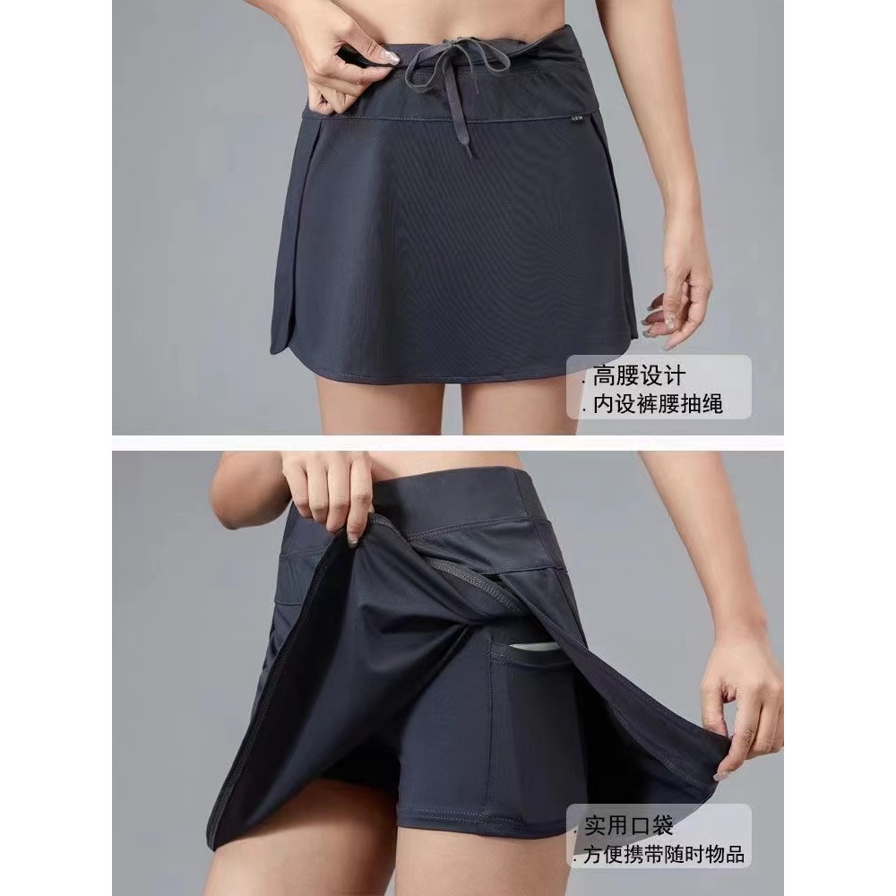 Chân Váy Ngắn Thể Thao Nhanh Khô Mẫu Mới 2023 Thích Hợp Chơi tennis / Cầu Lông / Chơi Gôn / Leo Núi Cho Nữ