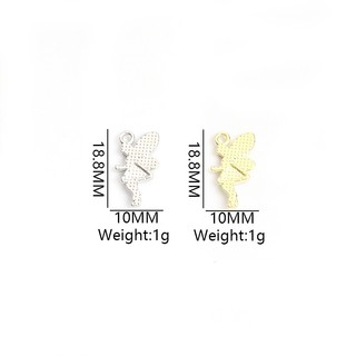 Set 15 Mặt Vòng cổ Hình Bướm Đính Đá Thời Trang Cho Nữ