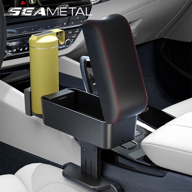 hộp đựng đồ ô tô SEAMETAL car Hộp Đựng Đồ Đa Năng Gắn Chỗ Đặt Tay Xe Hơi