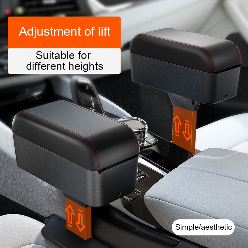 hộp đựng đồ ô tô SEAMETAL car Hộp Đựng Đồ Đa Năng Gắn Chỗ Đặt Tay Xe Hơi