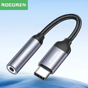 Dây Cáp Nối Dài Chuyển Đổi Cổng type c Sang Cổng Cắm 3.5mm aux Cho Tai Nghe / laptop / Điện Thoại Di Động / Máy Tính Bảng / tv dvd Âm Thanh Nổi 3.5mm aux