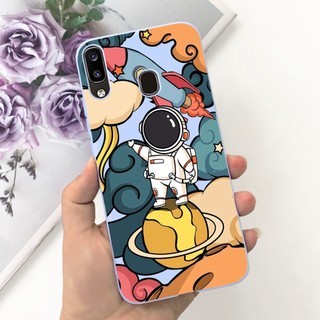 Mềm Ốp Điện Thoại silicone Chống Sốc In Hình Phi Hành Gia Cho samsung galaxy a30 a20 a20s a20e sm-a202f a205f a207f