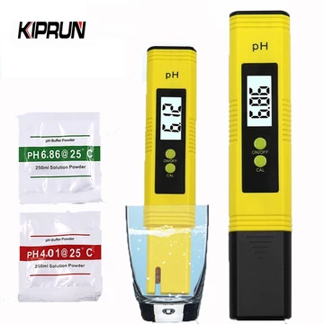 Bút đo PH LCD kỹ thuật số KIPRUN, Máy kiểm tra TDS kỹ thuật số TDS EC Độ tinh khiết nước Bộ lọc PPM Bút kiểm tra nhiệt độ, Máy kiểm tra độ chính xác 0,1 Nước tiểu bể cá Hiệu chỉnh tự động