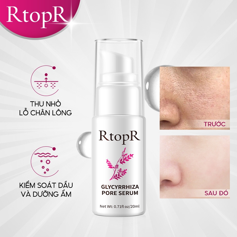 Ảnh RtopR Tinh chất phục hồi lỗ chân lông Glycyrrhiza 20ml 2