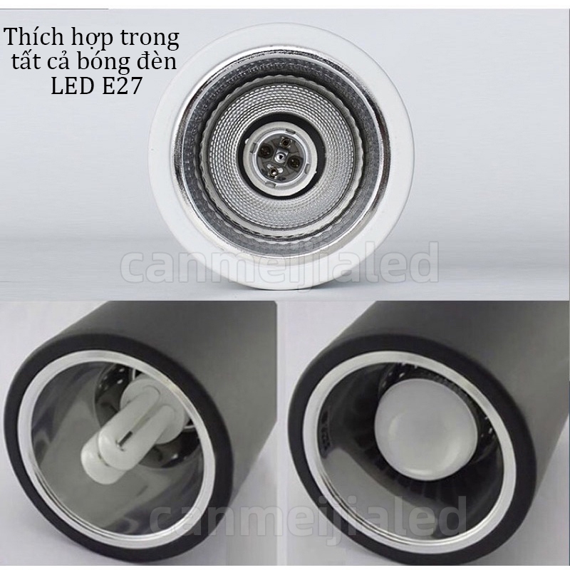đèn led âm trần 3 màu Đèn Led Downlight Âm Trần Tri Color Đèn Downlight Âm Trần Gắn Bề Mặt 3.5/4Ich đèn led downlight có thể gập đèn ngủ decor đèn phòng ngủ đèn ốp trần phòng khách