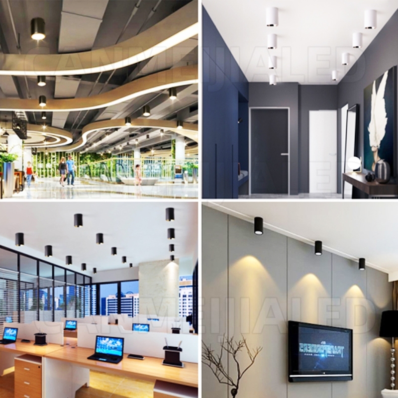 đèn led âm trần 3 màu Đèn Led Downlight Âm Trần Tri Color Đèn Downlight Âm Trần Gắn Bề Mặt 3.5/4Ich đèn led downlight có thể gập đèn ngủ decor đèn phòng ngủ đèn ốp trần phòng khách