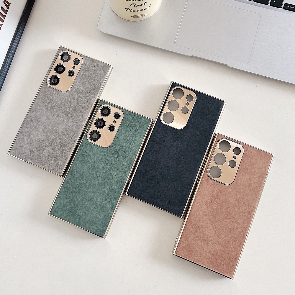 Bao Da Điện Thoại Mạ Điện Họa Tiết Sáng Tạo Cho samsung galaxy s24 ultra s23 s22 plus s23ultra s22plus Ốp