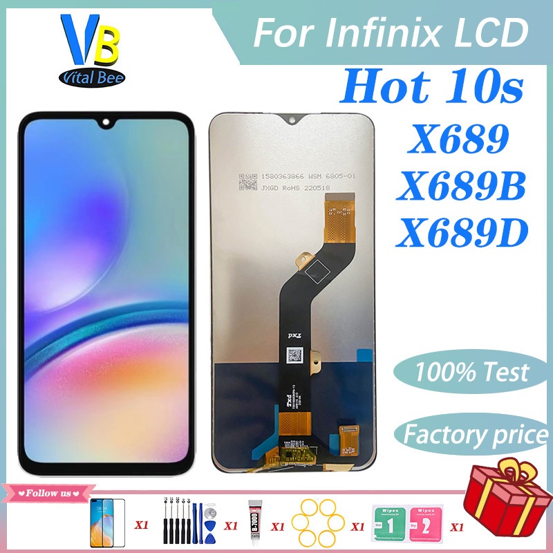M n H nh LCD C m ng Thay Th 100 Thay Th Cho Infinix Hot 10s X689B 