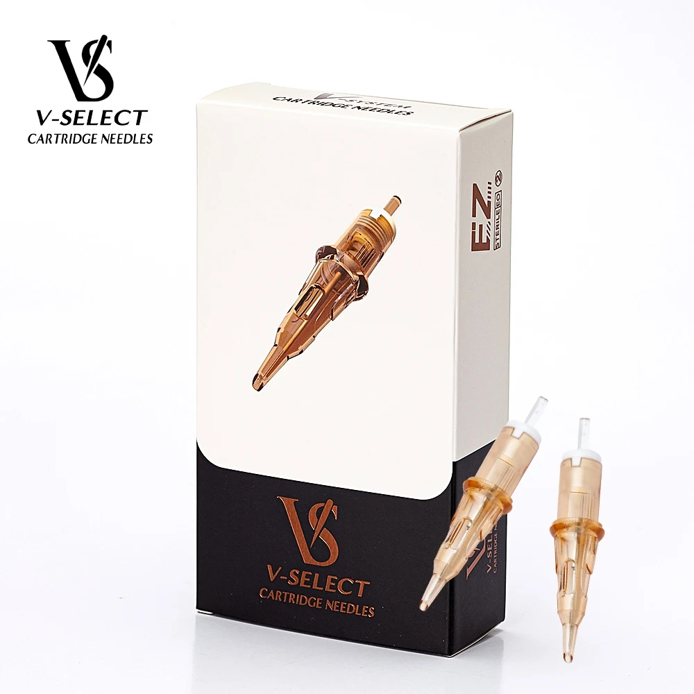 Kim hộp mực hình xăm EZ V-Select #10 Bugpin 0,30mm Lớp lót tròn dùng một lần Kim xăm vô trùng Đồ dùng hình xăm 20 Cái / hộp Giao hàng nhanh