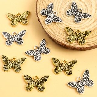 Set 20 Mặt Vòng cổ Hình Bướm Phong Cách punk Cá Tính