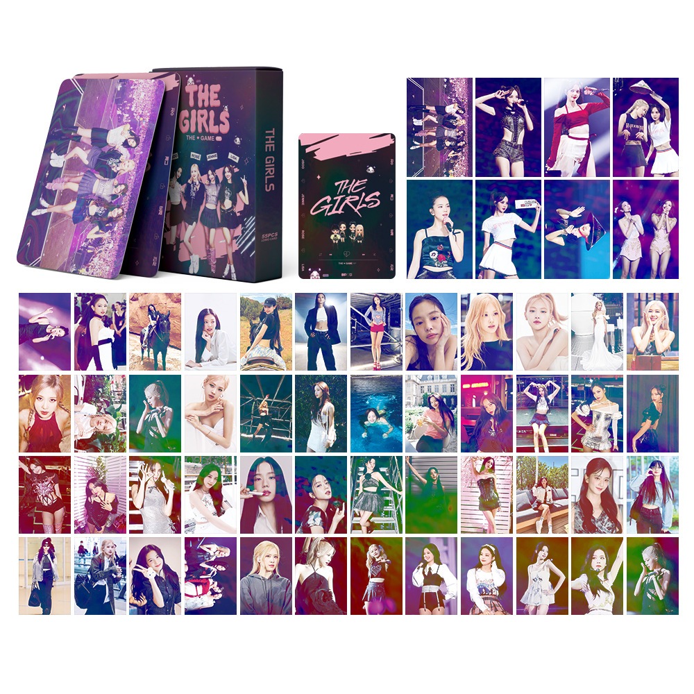 Linxx 55 / 50 Chiếc BP Valentine Kỷ Niệm 7 Năm Chuyến Lưu Diễn Thế Giới BPTG Album Lomo Card Kpop Photocards Bưu Thiếp Series