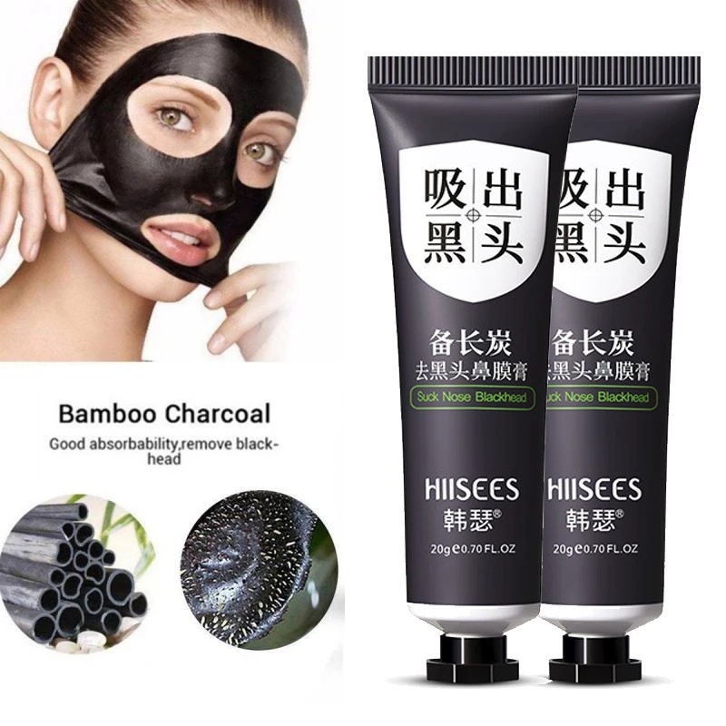 Mặt Nạ Lột Mụn Đầu Đen Vùng Mũi Thu Nhỏ Lỗ Chân Lông Làm Sạch Da