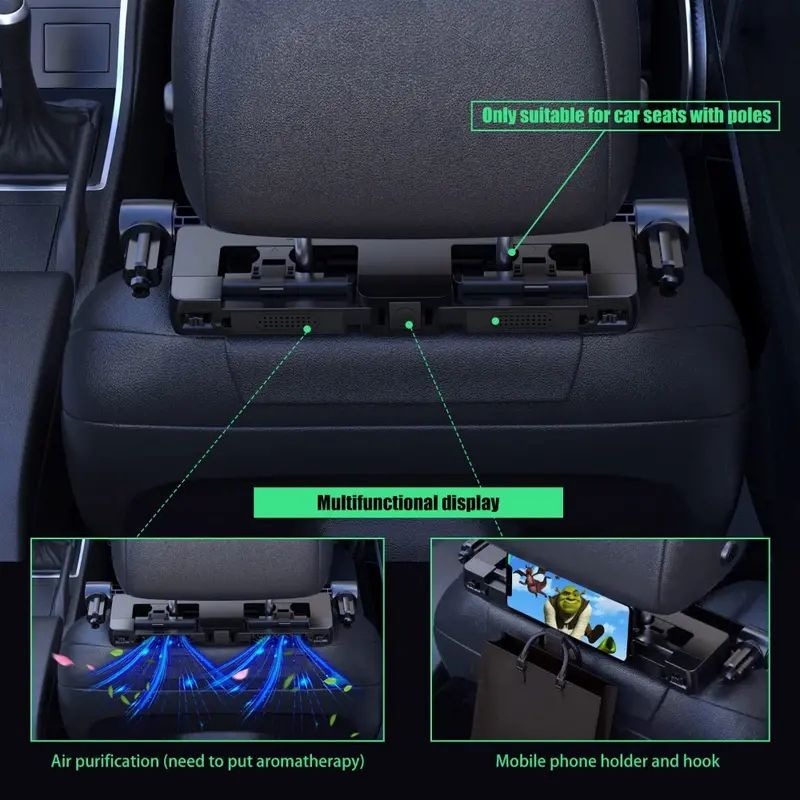 Gối Tựa Đầu Ô Tô Đa Chức Năng 360° Gối Tựa Đầu Gắn Ghế Ngồi Xe Hơi Có Thể Điều Chỉnh
