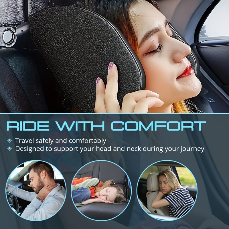 Gối Tựa Đầu Ô Tô Đa Chức Năng 360° Gối Tựa Đầu Gắn Ghế Ngồi Xe Hơi Có Thể Điều Chỉnh