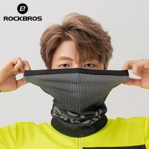 ROCKBROS Mặt nạ dệt kim Khăn quàng cổ ấm áp ngoài trời chống gió xe máy thoáng khí Thoải mái Bảo vệ đầu thu đông