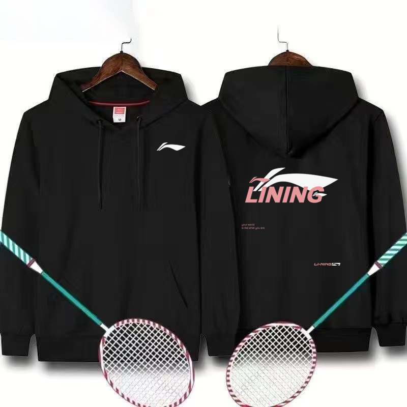 Li ning Áo Khoác hoodie Thể Thao Tay Dài Thoáng Khí Nhanh Khô Phong Cách Hàn Quốc Thời Trang Thu Đông 2023 Mới Cho Nam Và Nữ