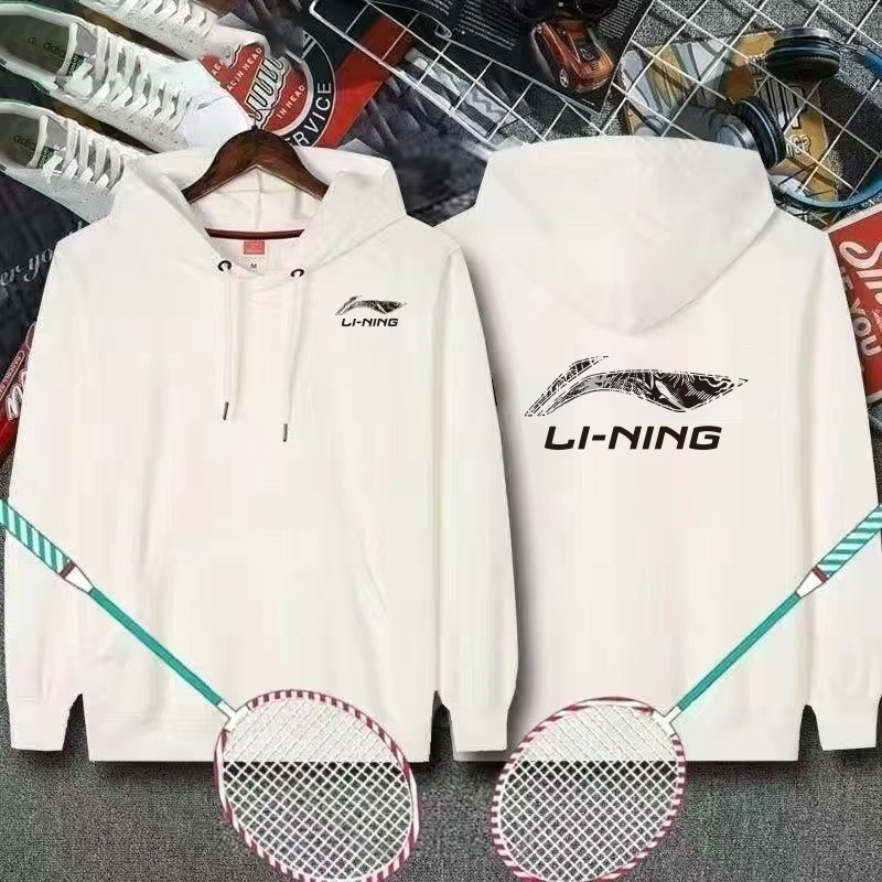 Li ning Áo hoodie Tay Dài Dáng Rộng Đơn Giản Giữ Ấm Mùa Thu / Đông Phong Cách Mới 2023 Cho Nam Và Nữ