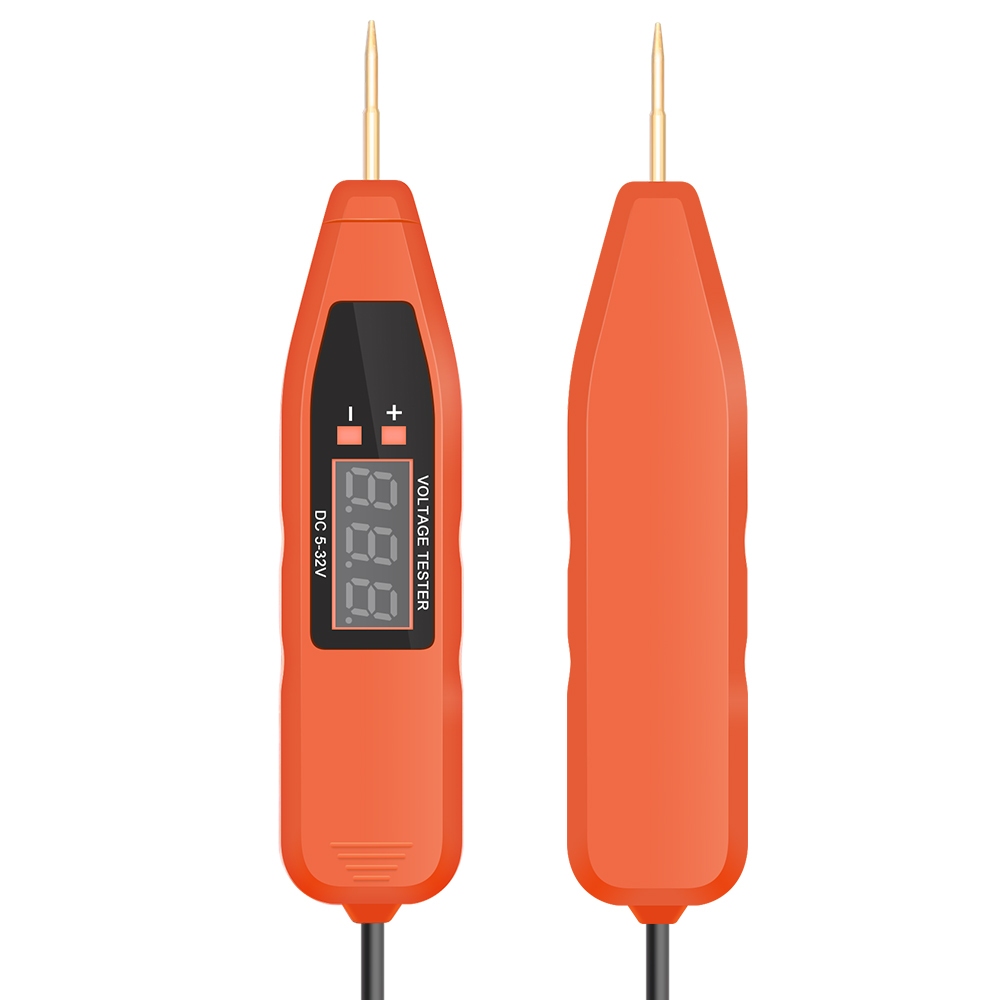 Thiết Bị Kiểm Tra Điện Áp Màn Hình lcd Kỹ Thuật Số 5-32v Cho Xe Hơi / Xe Máy