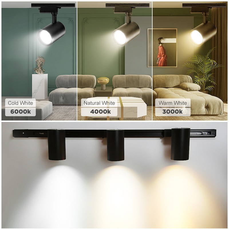 Đèn Rọi Ray COB đèn trần, ánh sáng tại chỗ,đèn ống bơ,Gắn Trần Nhà Trang Trí Nội Thất 12W 20W 30W 40W , siêu sáng dùng cho phòng khách,được sử dụng cho cửa hàng quần áo / sơn / trưng bày / phòng / hội trường / đèn chiếu sáng nhà hàng