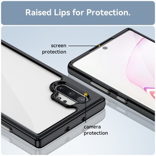 Ốp điện thoại Cho Samsung Galaxy Note 10 Pro, Túi Khí Chống Sốc Vỏ Camera Bảo Vệ Toàn Diện Mặt Sau Acrylic & TPU Trong Suốt Cho Samsung Note 10 20 Ultra Ốp điện thoại