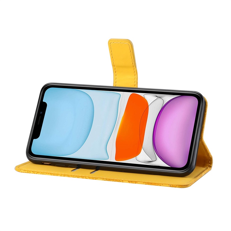 Ốp Lưng Dập Nổi Cho Samsung Galaxy A40 A50 A30s A50s A70 A70s A02 M02 A03 A02s A03s A01 Da Lật Ví Đứng Hoa Chống Rơi Khe Cắm Thẻ Vỏ Điện Thoại