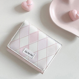 Ví đựng thẻ đa năng họa tiết đơn giản phong cách Hàn Quốc