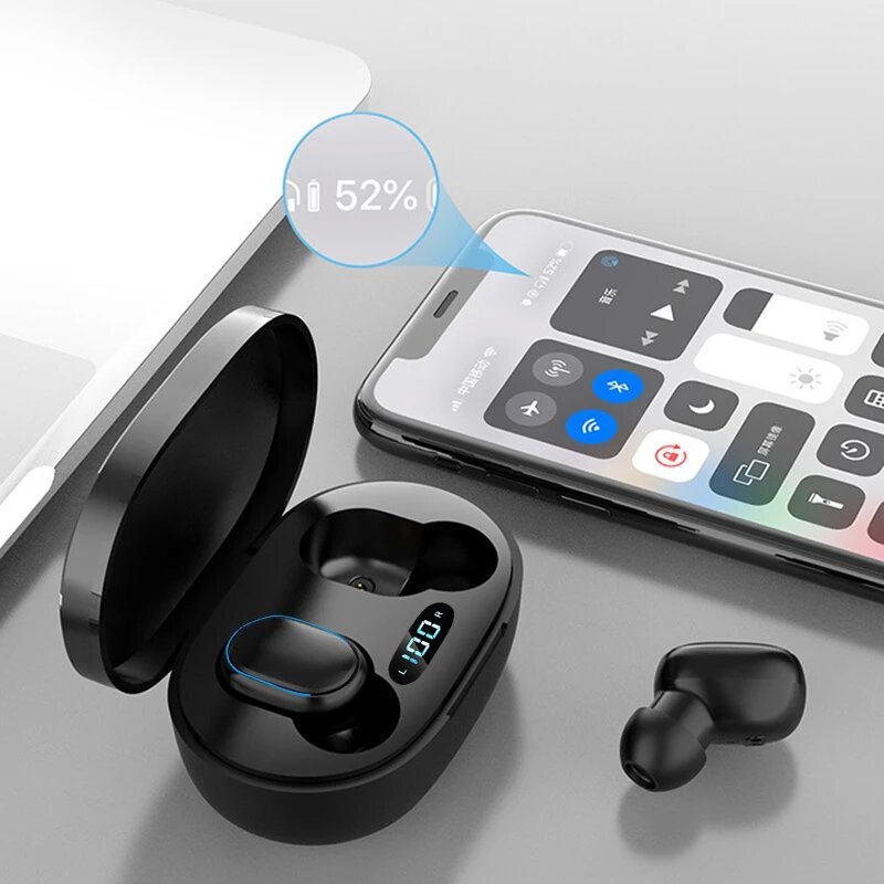 Ảnh Tai nghe nhét tai mini VITOG E7s Bluetooth 5.3 chống nước giảm tiếng ồn thông minh cho Samsung Huawei Xiaomi 4