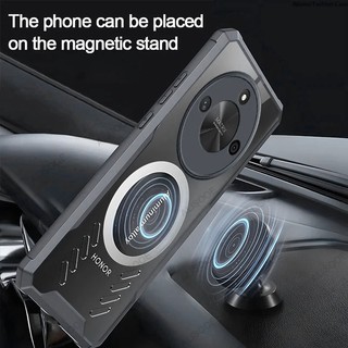 Vỏ Cho Honor X9B X9C X9C Smart X9D X7D Khung Túi Khí Trong Suốt Vỏ Tản Nhiệt Cho Honor X9A Vỏ Điện Thoại Tấm Từ Tính
