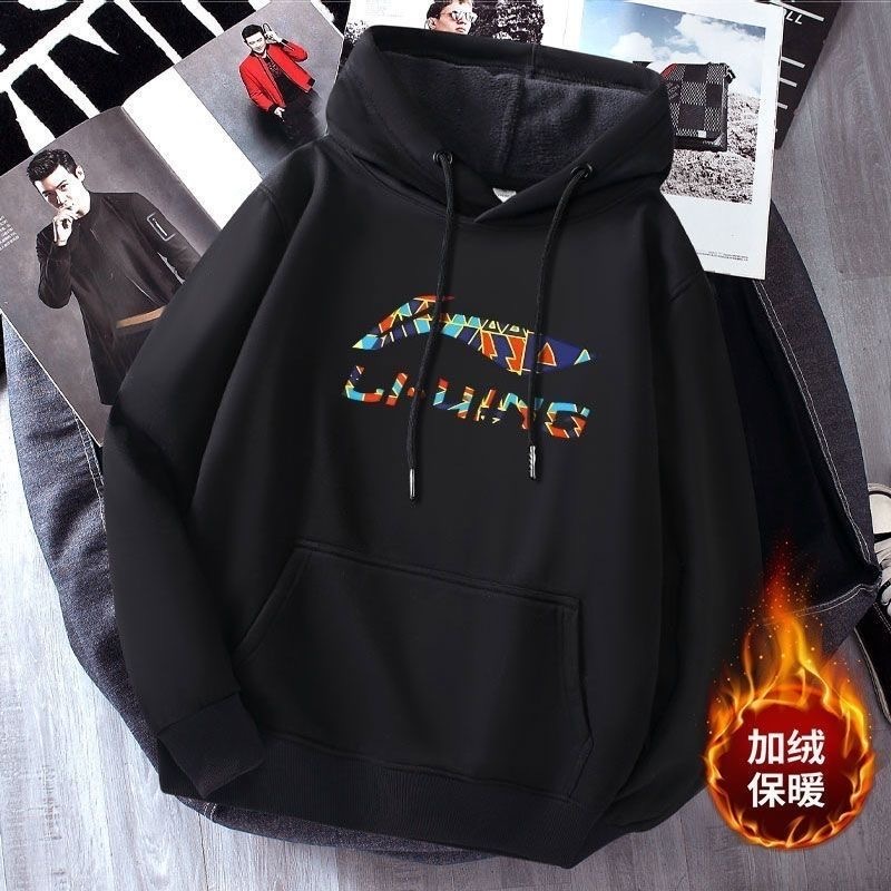 Li ning Áo hoodie Tay Dài Nhanh Khô Thời Trang Thu Đông 2023 Mới Cho Nam Nữ Chơi Cầu Lông / tennis