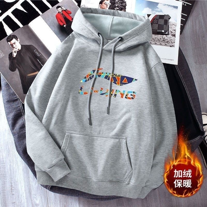 Li ning Áo hoodie Tay Dài Nhanh Khô Thời Trang Thu Đông 2023 Mới Cho Nam Nữ Chơi Cầu Lông / tennis