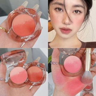 Phấn Má Hồng muge leen Màu gradient Tự Nhiên Chống Thấm Nước