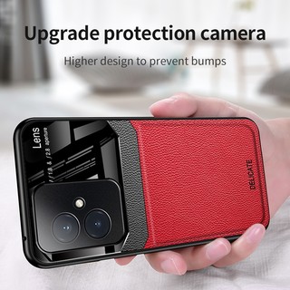 Ốp điện thoại da trơn sang trọng OPPO A79 5G Vỏ chống vân tay Vỏ kính Bảo vệ Camera Chống sốc Ốp điện thoại mềm