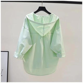 Áo Sơ Mi Nữ Dài Tay Dáng Rộng Phong Cách Hàn Quốc baju baju wanita Lenan panjang Hàng Mới Có Sẵn