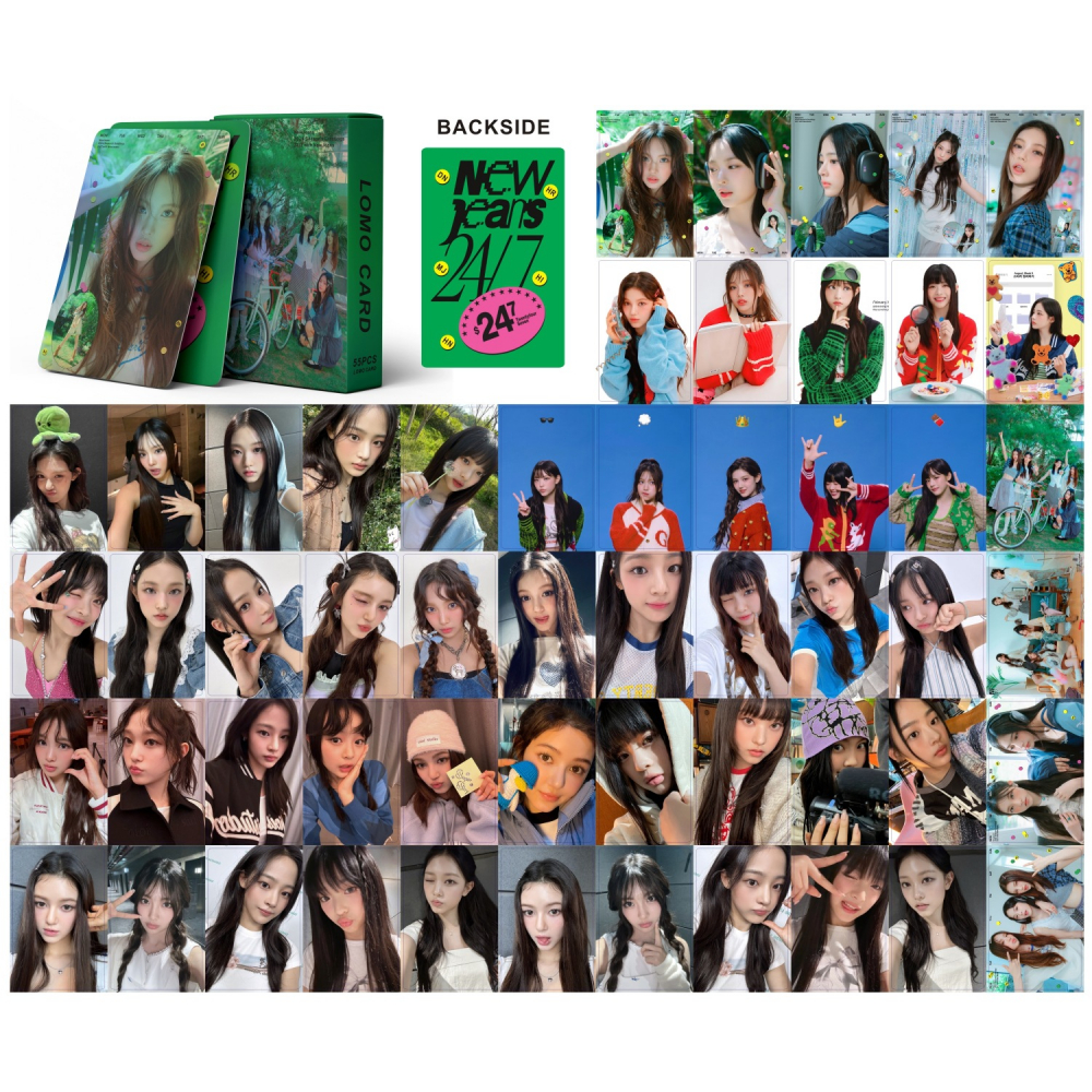 Linxx 55 Chiếc Newjeans Bunny Land Album Lomo Card Kpop Photocards Bưu Thiếp Series Shopee 0526