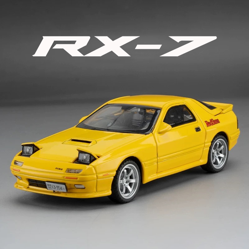 Mô Hình Xe Hơi mazda rx7 Có Đèn Và Âm Thanh Bằng Hợp Kim Tỉ Lệ 1