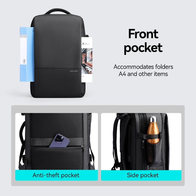 Balo laptop MARK RYDEN 45L có thể mở rộng tiện dụng