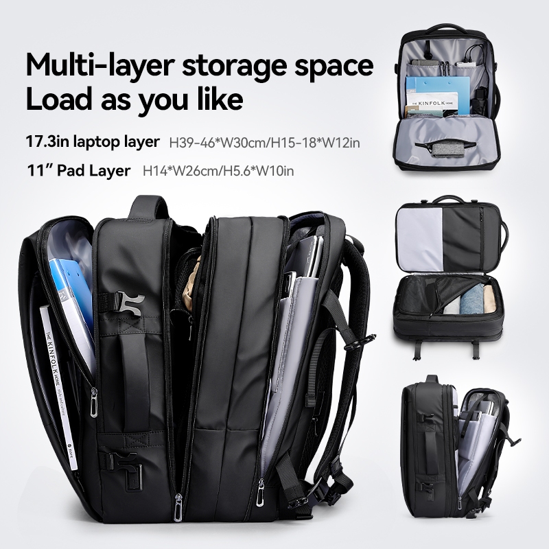 Balo laptop MARK RYDEN 45L có thể mở rộng tiện dụng