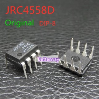 10 Chiếc JRC4558D DIP-8 NJM4558D 4558D JRC4558 DIP8 4558 Dual Op Amp Khuếch Đại IC Mới