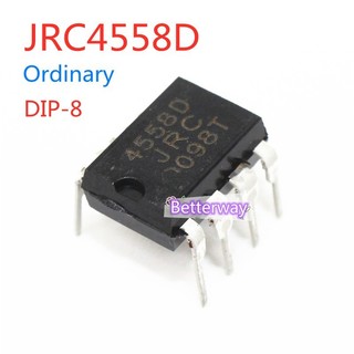 10 Chiếc JRC4558D DIP-8 NJM4558D 4558D JRC4558 DIP8 4558 Dual Op Amp Khuếch Đại IC Mới