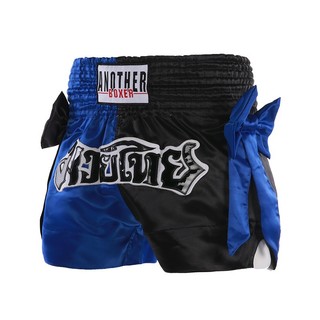 Quần Short Quyền Anh Có Nơ Cho Nam Nữ Bé Trai Bé Gái Muay Thái Thể Thao Satin Vải Thêu Chữ