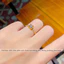 Nhẫn nữ làm bằng titan cao cấp không gỉ thiết kế nhiều đá lấp lánh mạ vàng 18k thời trang thanh lịch tinh tế