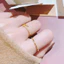 Nhẫn nữ làm bằng titan cao cấp không gỉ thiết kế nhiều đá lấp lánh mạ vàng 18k thời trang thanh lịch tinh tế