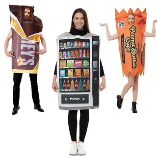 Bộ Đồ Hóa Trang halloween Nhân Vật snacks Vui Nhộn Cho Cặp Đôi