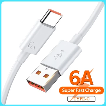 [Giao hàng nhanh] Bộ sạc USB 66W 6A Cáp sạc nhanh 1M / 1.5M / 2M Type C Cáp dữ liệu dây sạc nhanh Huawei Super USB C