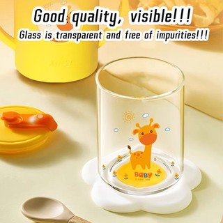 Cốc Uống Nước Chịu Nhiệt Chống Rơi Có Ống Hút In Hoạt Hình Dễ Thương Cho Bé