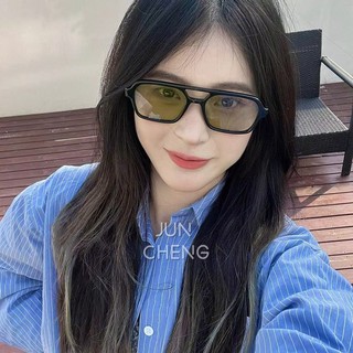 Kính Mát Thời Trang Mới Vintage Nam Nữ Xu Hướng Vuông Kính Chống Nắng