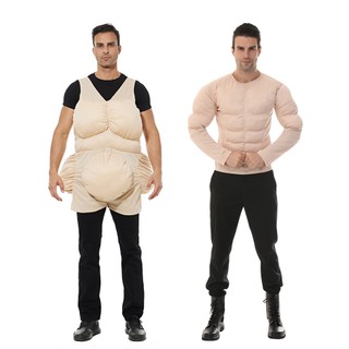 Trang Phục Hóa Trang halloween Nhân Vật Mẹ Béo Phì Vui Nhộn Cho Người Lớn Tuổi