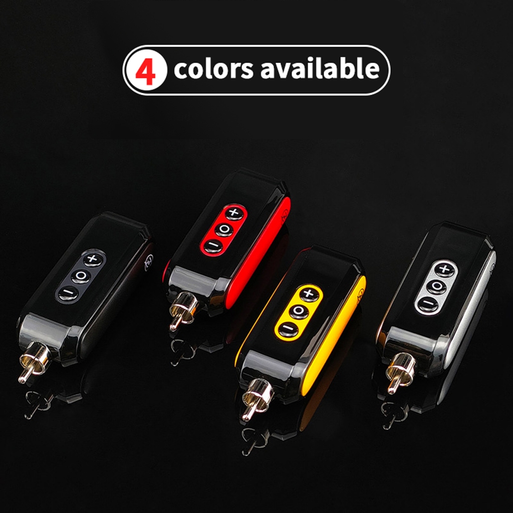 Bộ pin Mini Portex Gen2 Pin không dây Bộ chuyển đổi nguồn hình xăm RCA có thể sạc lại Led Hiển thị kỹ thuật số Nguồn điện Dễ dàng dán Giao hàng nhanh